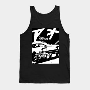 JDM AE86 Japanese Drift Racer Drifting Car Anime Manga Eurobeat Intensifies Aesthetic Tank Top